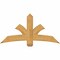 Ekena Millwork Davenport Rough Sawn Timber Gable Bracket, Western Red Cedar, 60"W x 30"H x 6"D x 6"F, 12/12 Pitch GBW060X30X0606DAV00RWR - alternate 1
